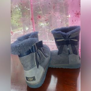 Blue Bow Uggs